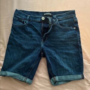 Express Denim Bermuda Shorts